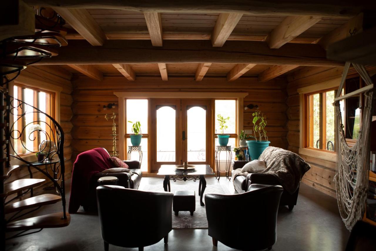 Hebergement "La Maison En Bois Rond" Sainte-Marie Bagian luar foto