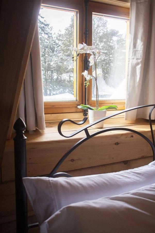 Hebergement "La Maison En Bois Rond" Sainte-Marie Bagian luar foto