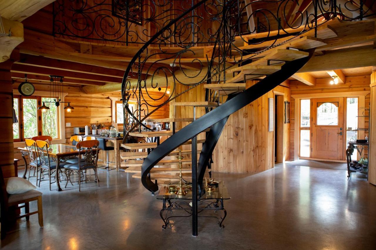 Hebergement "La Maison En Bois Rond" Sainte-Marie Bagian luar foto