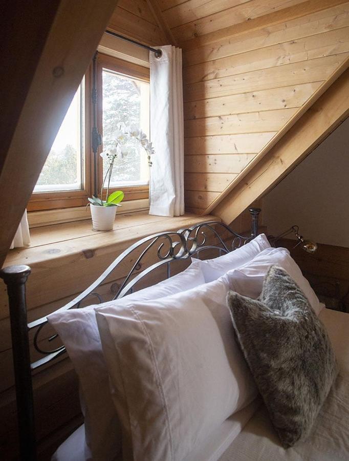 Hebergement "La Maison En Bois Rond" Sainte-Marie Bagian luar foto
