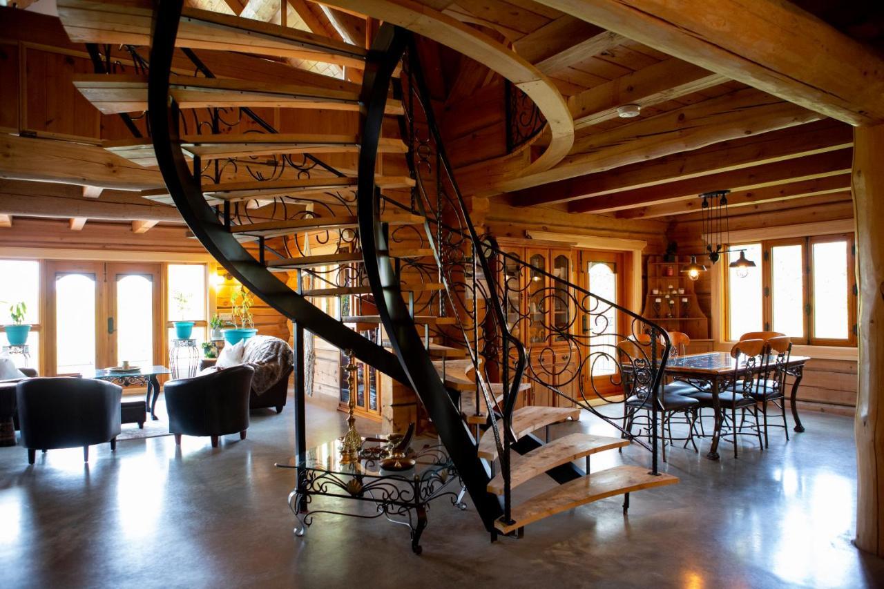Hebergement "La Maison En Bois Rond" Sainte-Marie Bagian luar foto