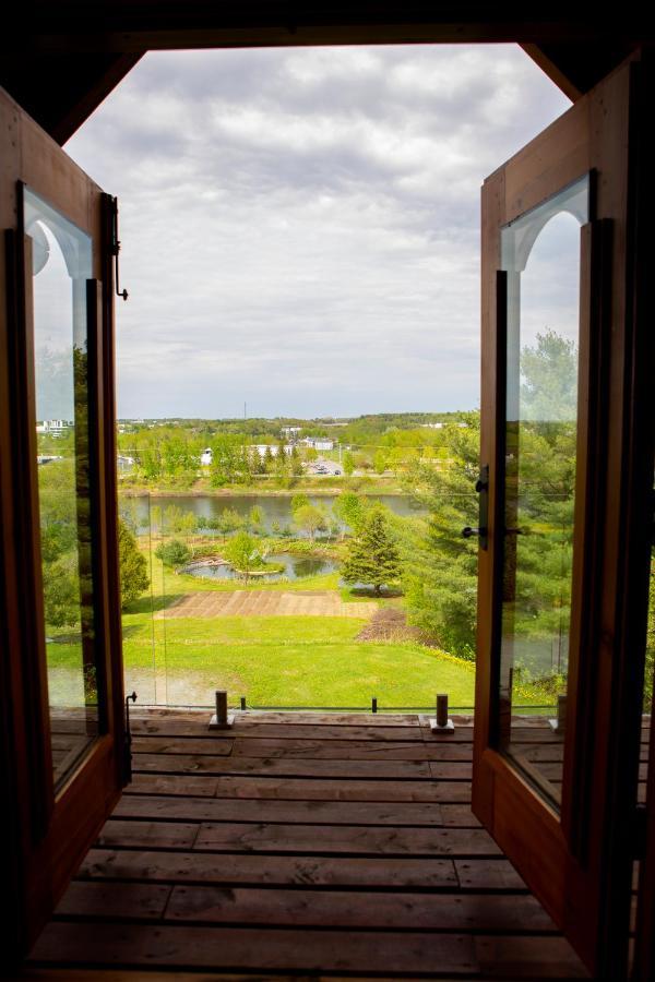 Hebergement "La Maison En Bois Rond" Sainte-Marie Bagian luar foto